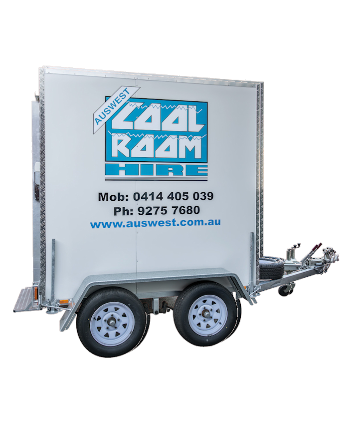 Mobile freezer hire Perth for events and commercial frozen storage