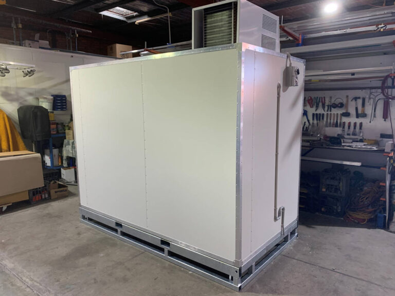 Skid mounted cool room available for hire in Perth
