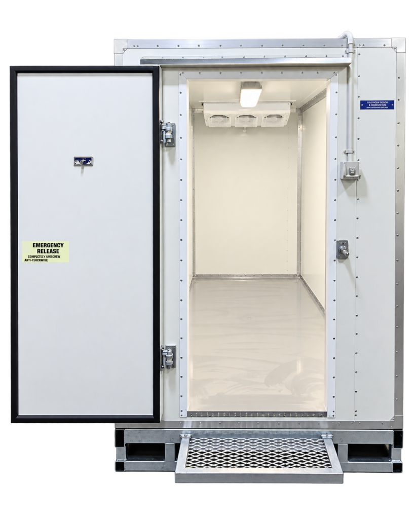 A skid mounted cool room available for hire from Auswest Cool Rooms Perth